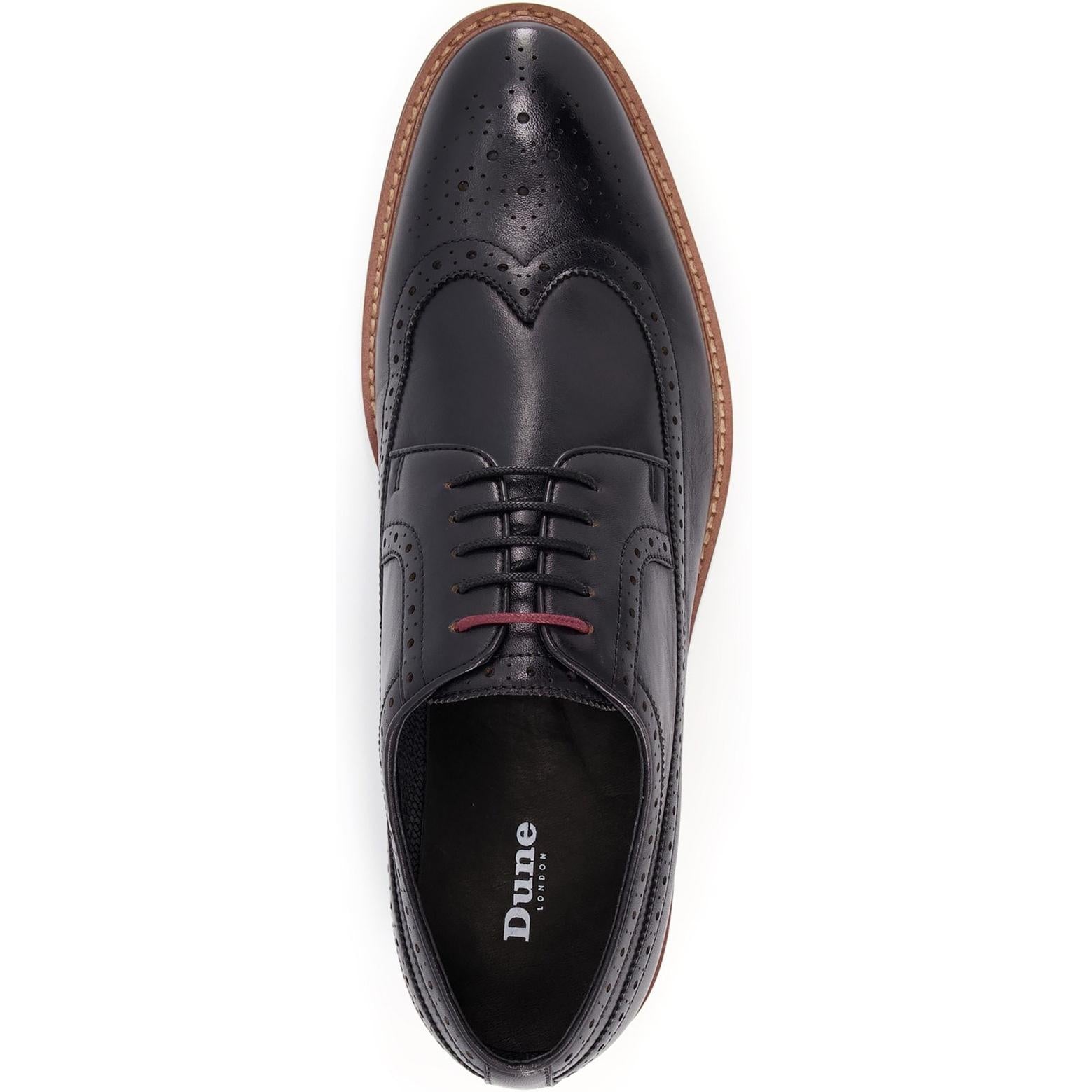 Dune London Superior Leather Wingtip Brogue Shoes