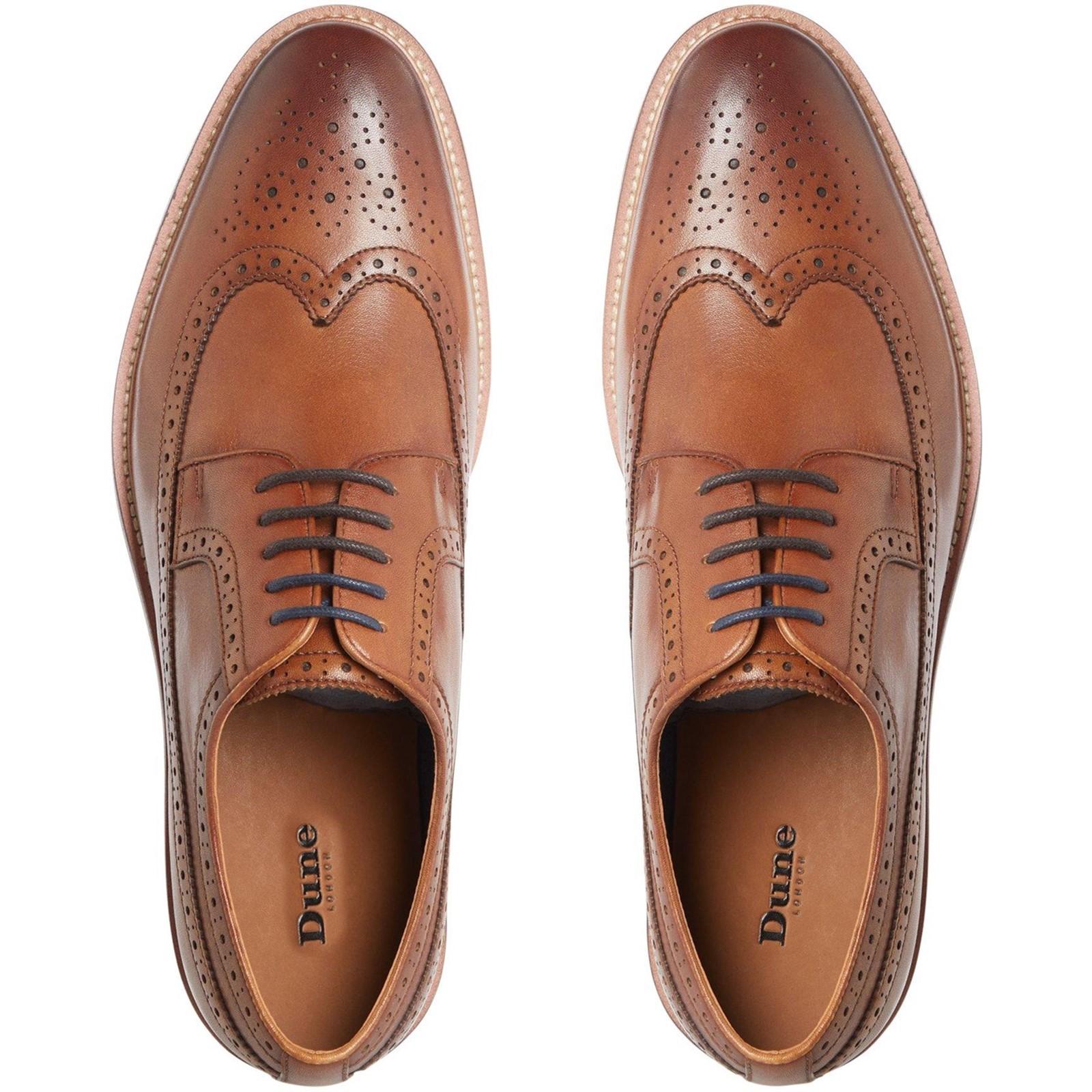 Dune Superior Leather Wingtip Brogue Shoes