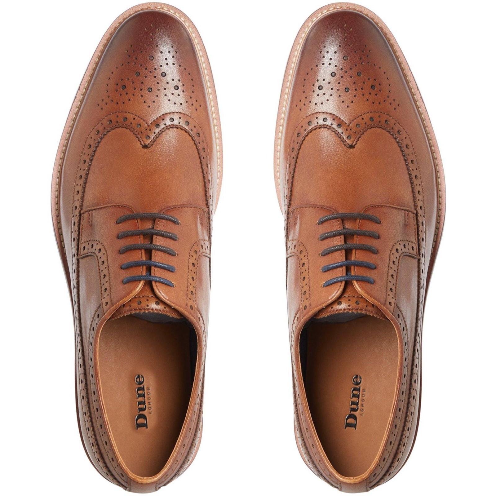 Dune London Superior Leather Wingtip Brogue Shoes