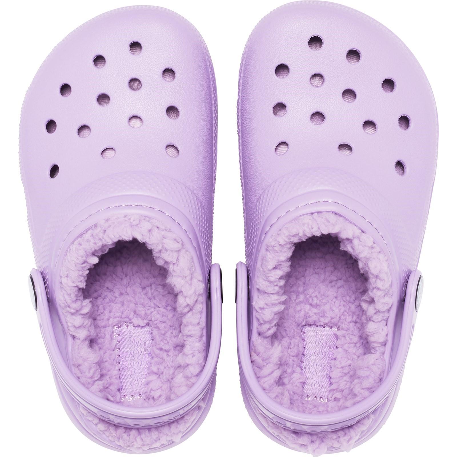 Crocs Toddler Classic Lined Clog Sandals