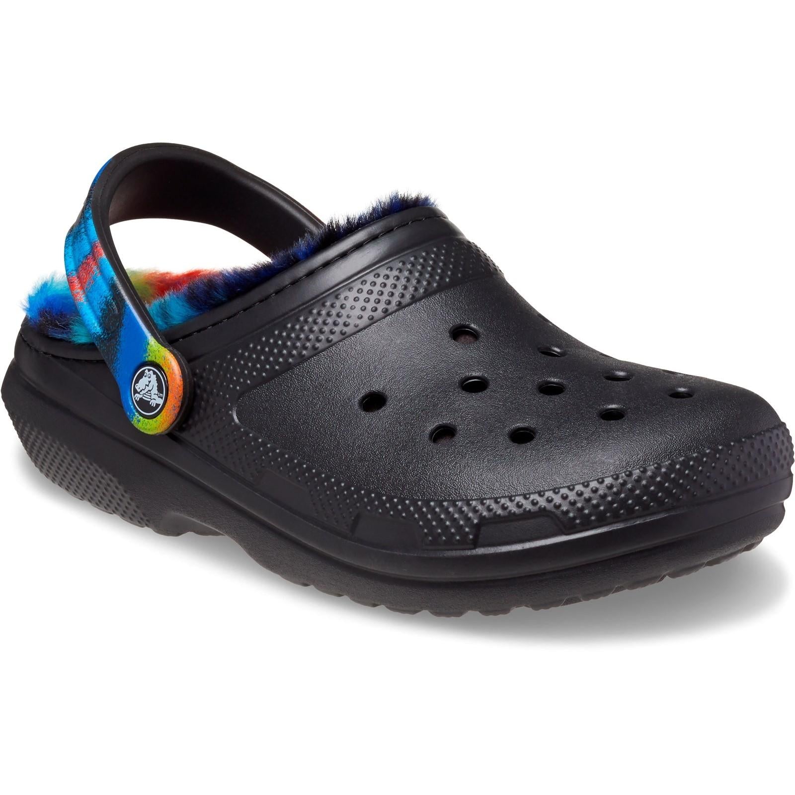 Crocs Classic Lined Spray Dye Clog Sandals