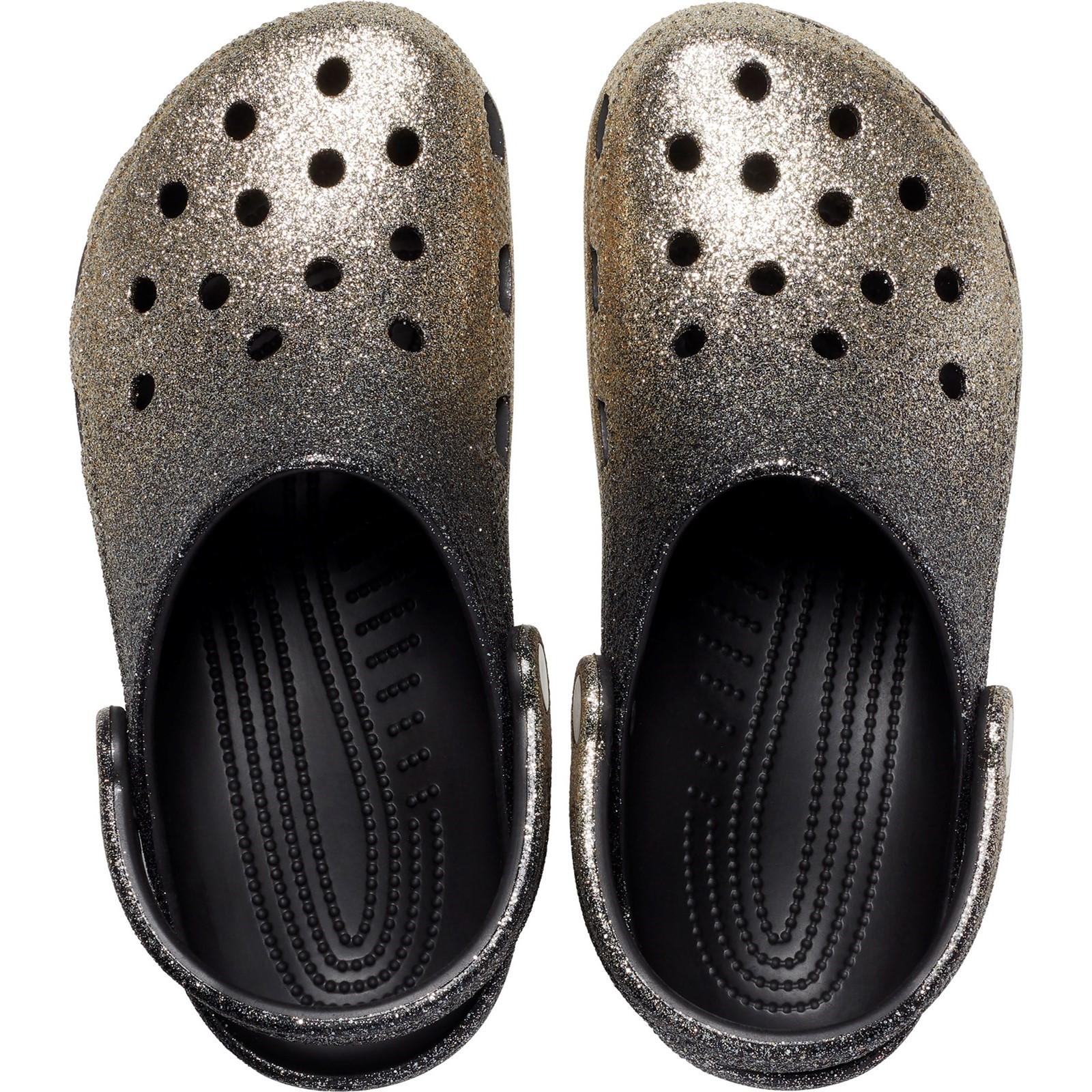 Crocs Classic Glitter Clog Sandals