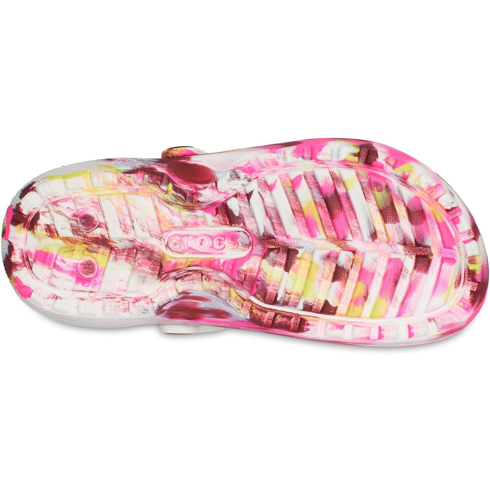 Crocs Toddler Classic Lined Marbled Clog Sandals