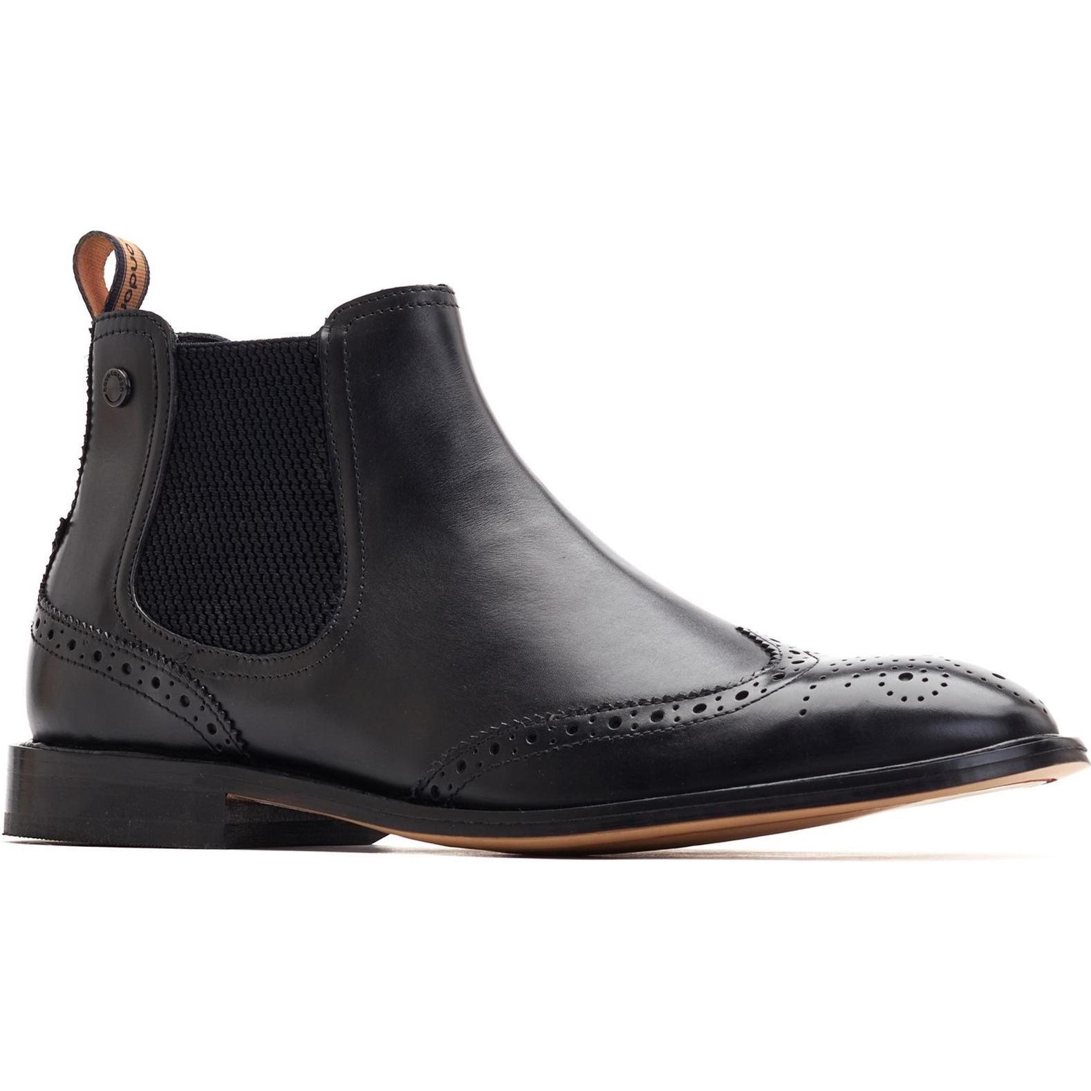 Base London Reid Brogue Chelsea Boot