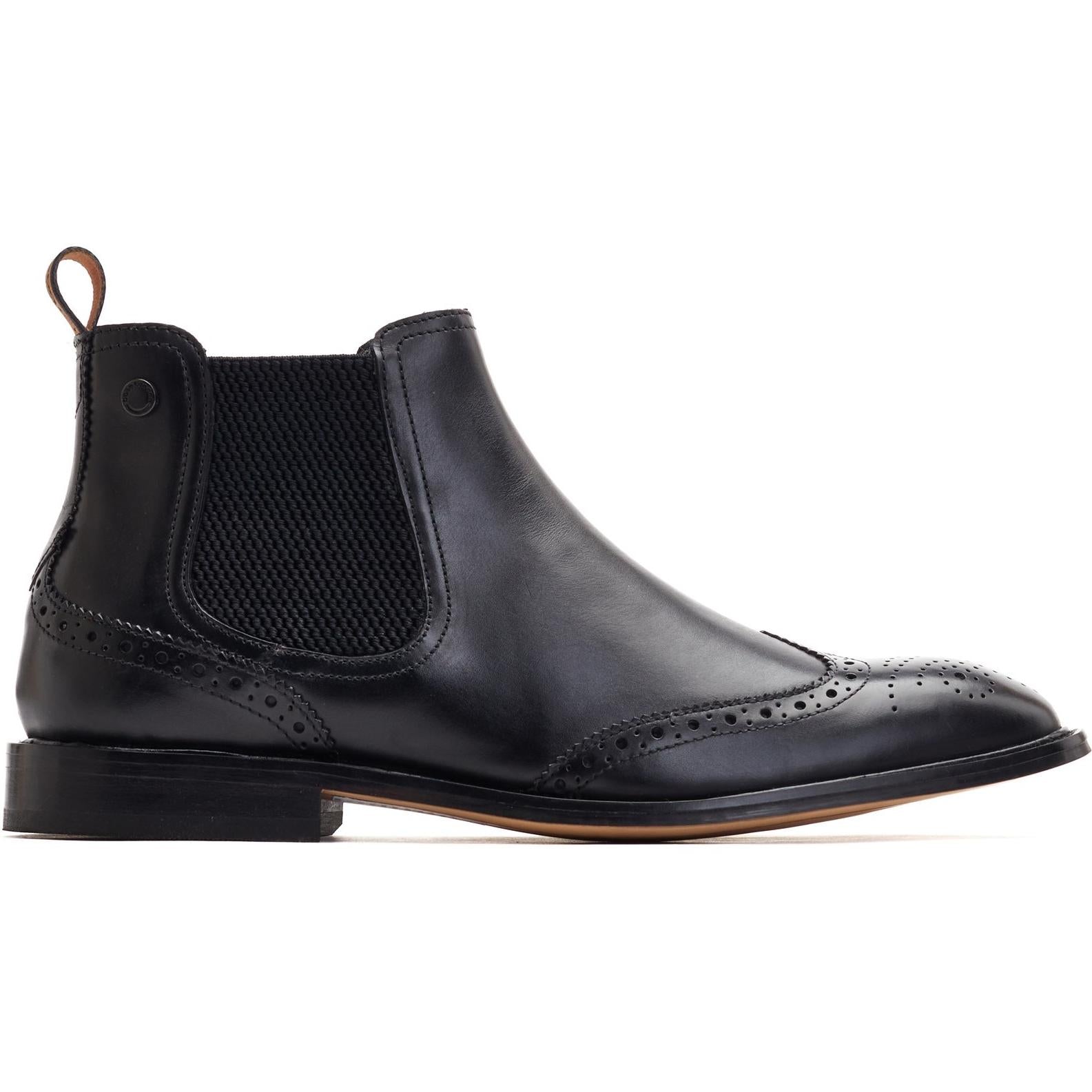 Base London Reid Brogue Chelsea Boot