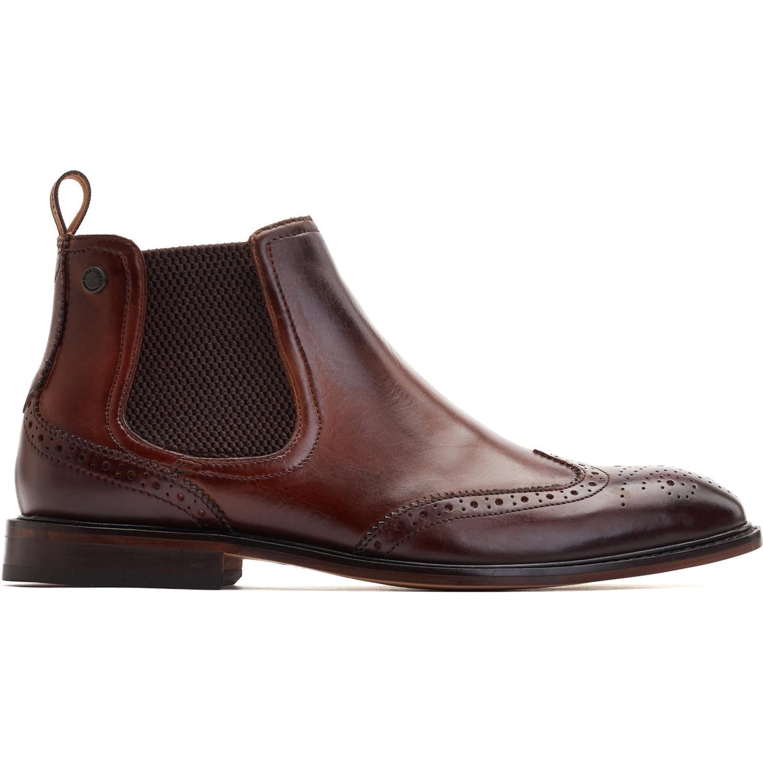 Base London Reid Brogue Chelsea Boot