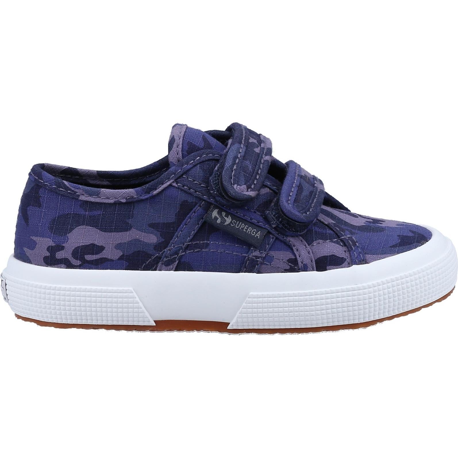 Superga 2750 Kids Straps Camo Ripstop Trainer