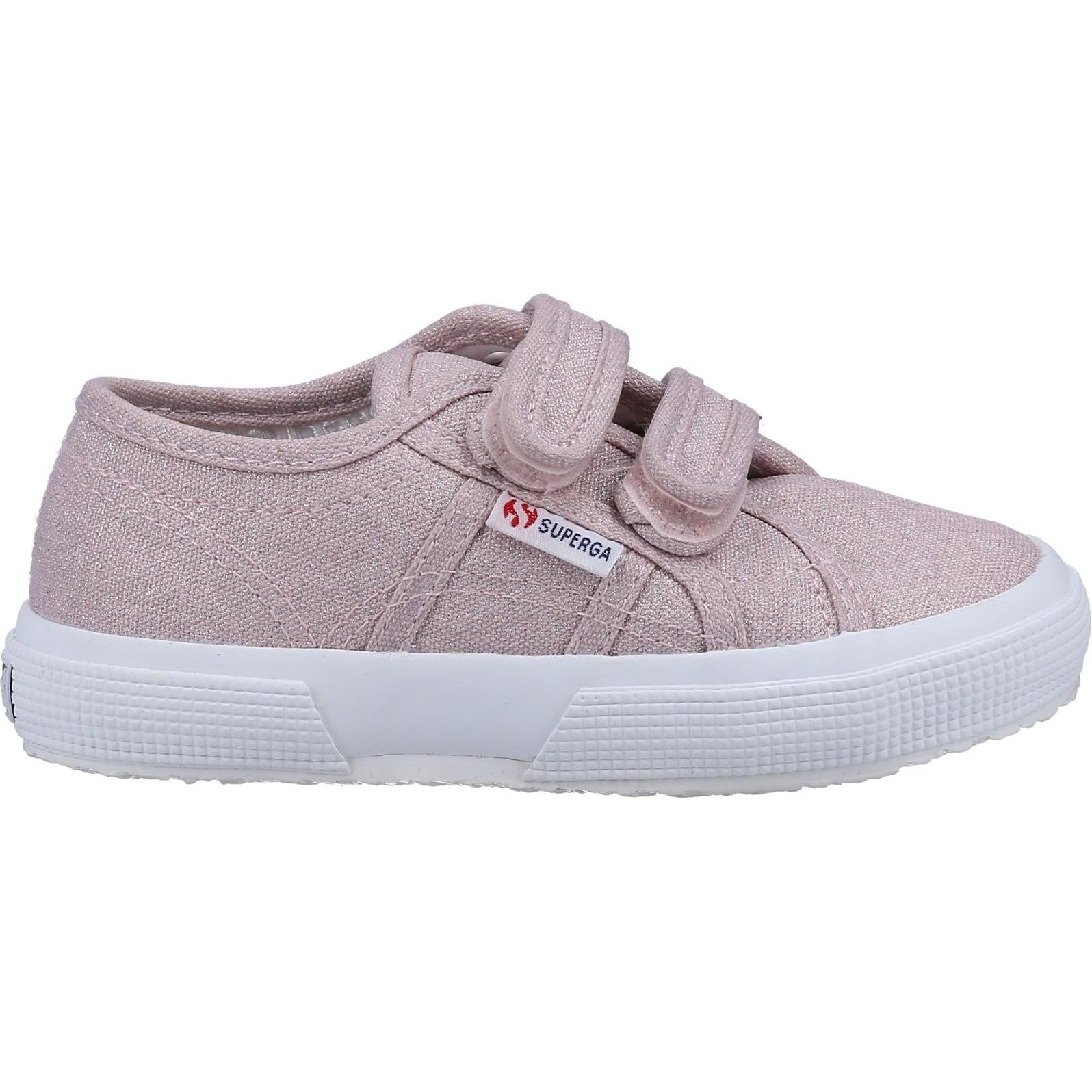 Superga 2750 Kids Straps Glitter Canvas Trainer