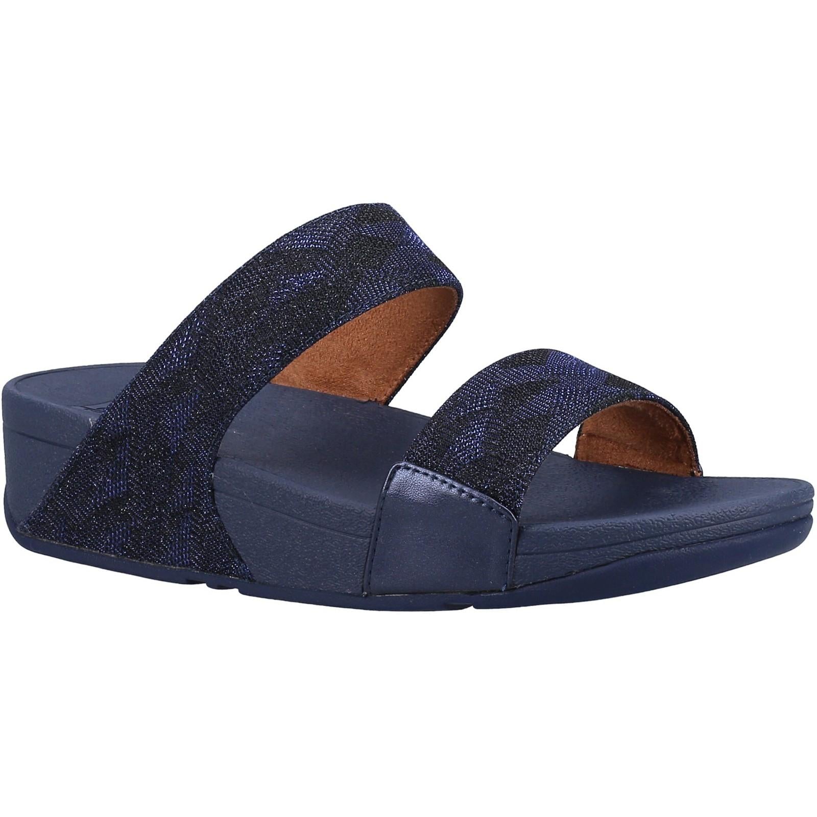 Fitflop Lulu Glitz Slides Sandals