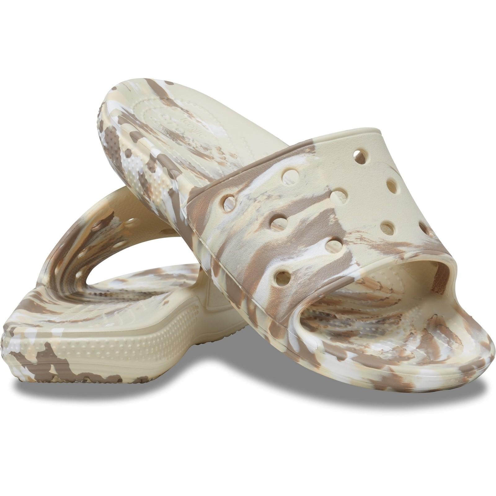 Crocs Classic Marbled Slide Sandals