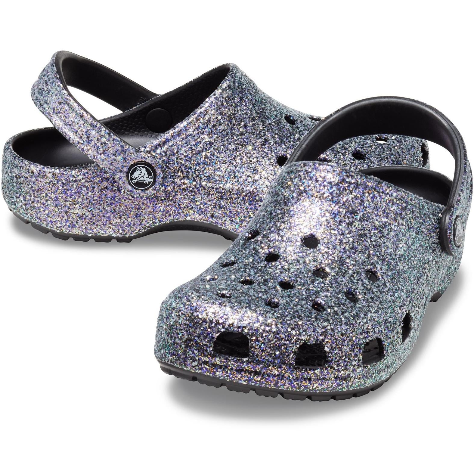 Crocs Classic Glitter Clog Sandals