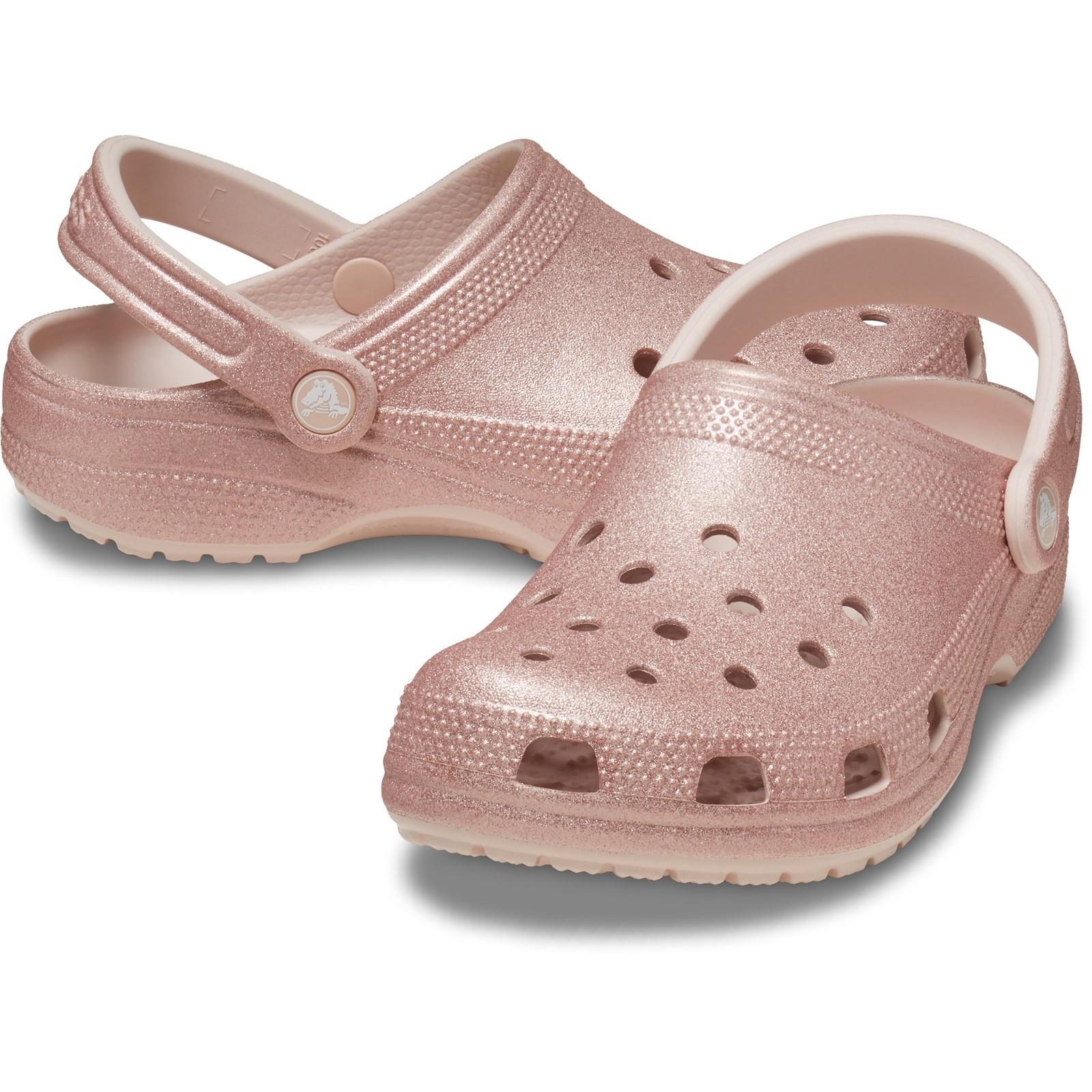 Crocs Classic Glitter Clog Sandals