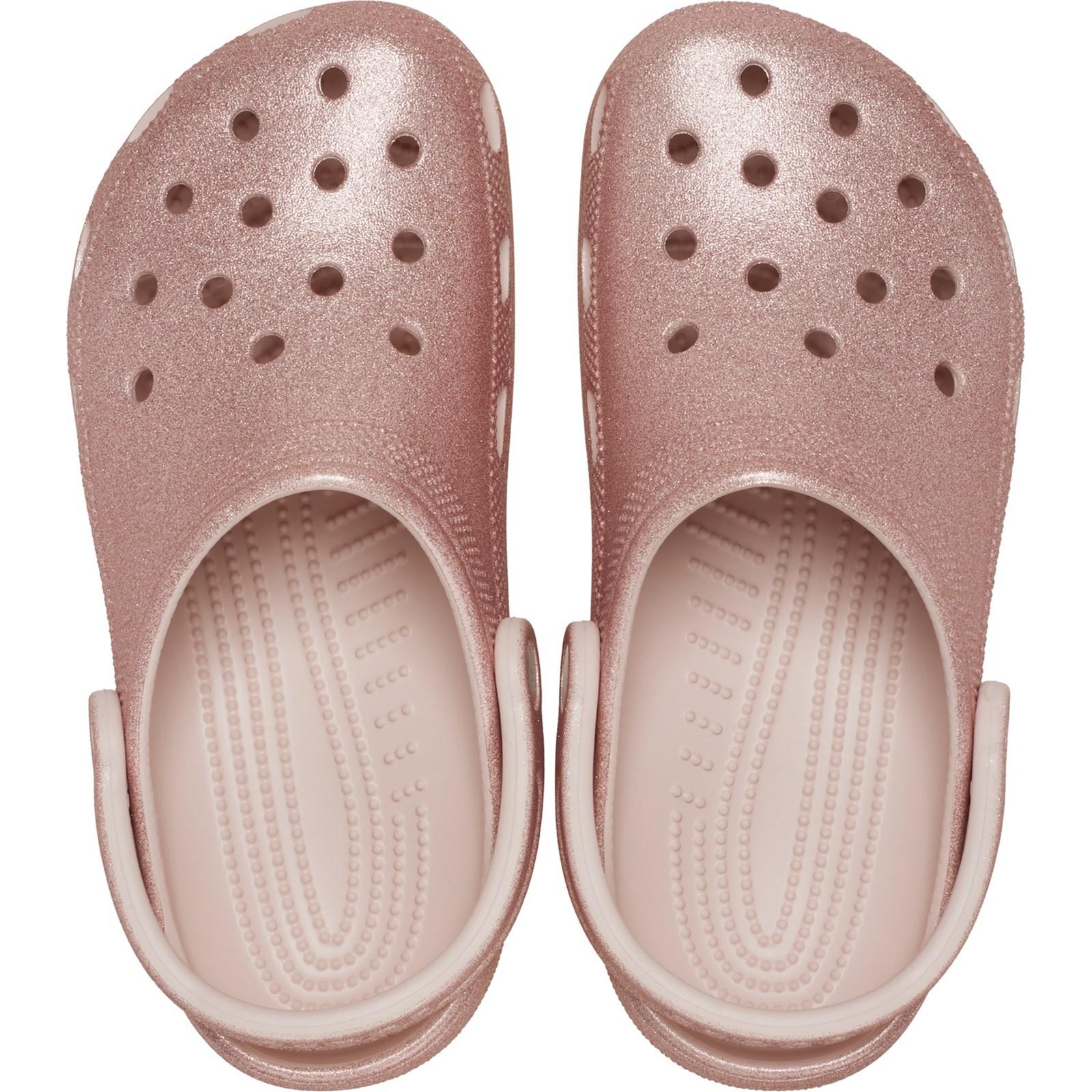 Crocs Classic Glitter Clog Sandals