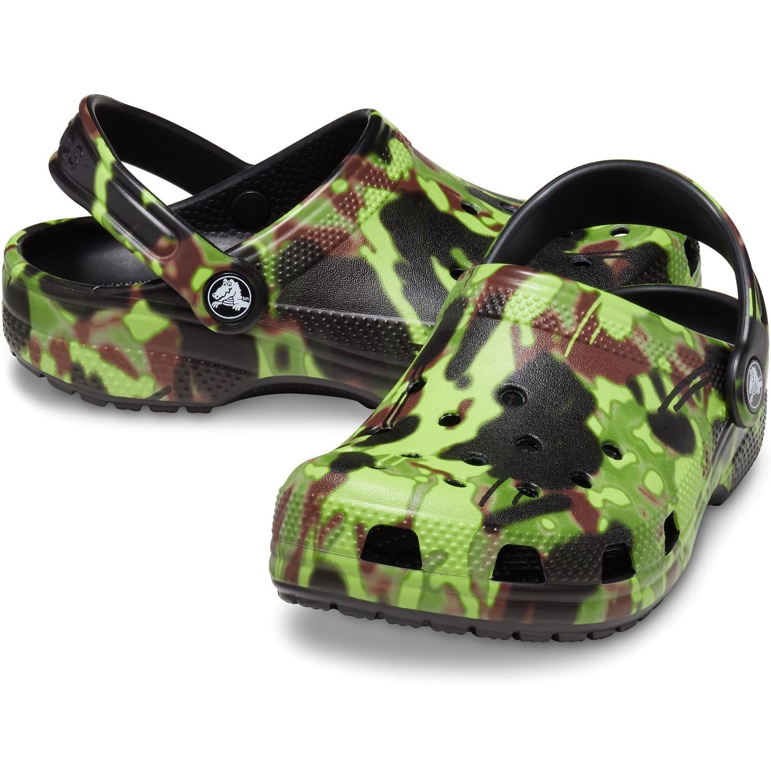 Crocs Classic Spray Camo Clog Shoes