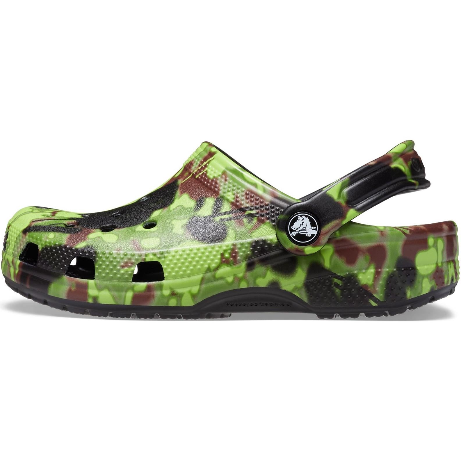 Crocs Classic Spray Camo Clog Shoes