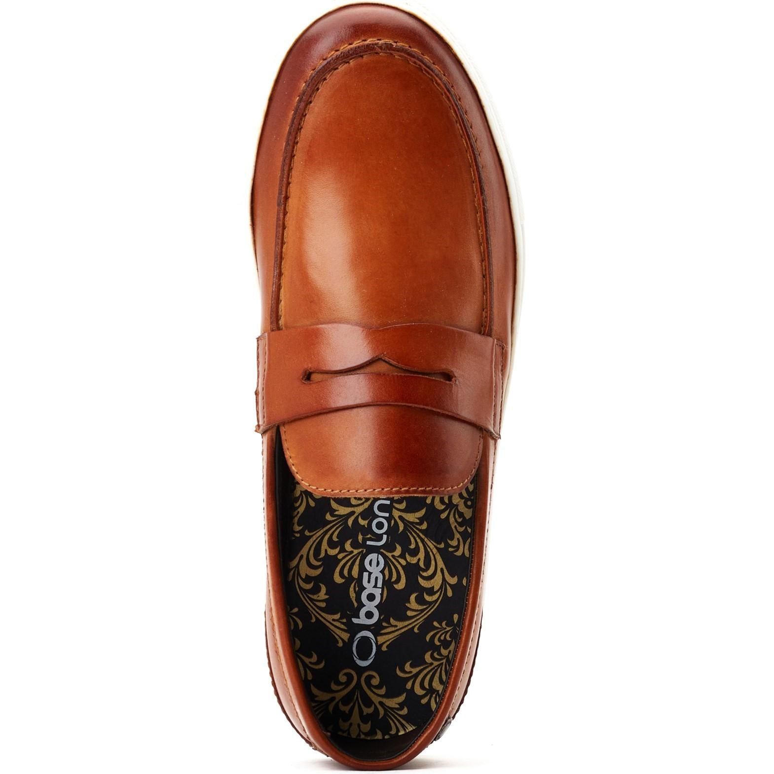 Base London Flynn Penny Loafer Shoes