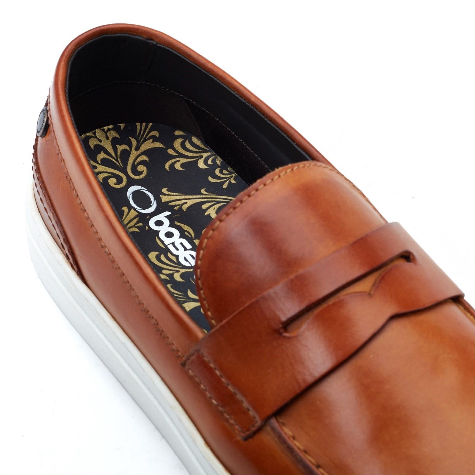 Base London Flynn Penny Loafer Shoes