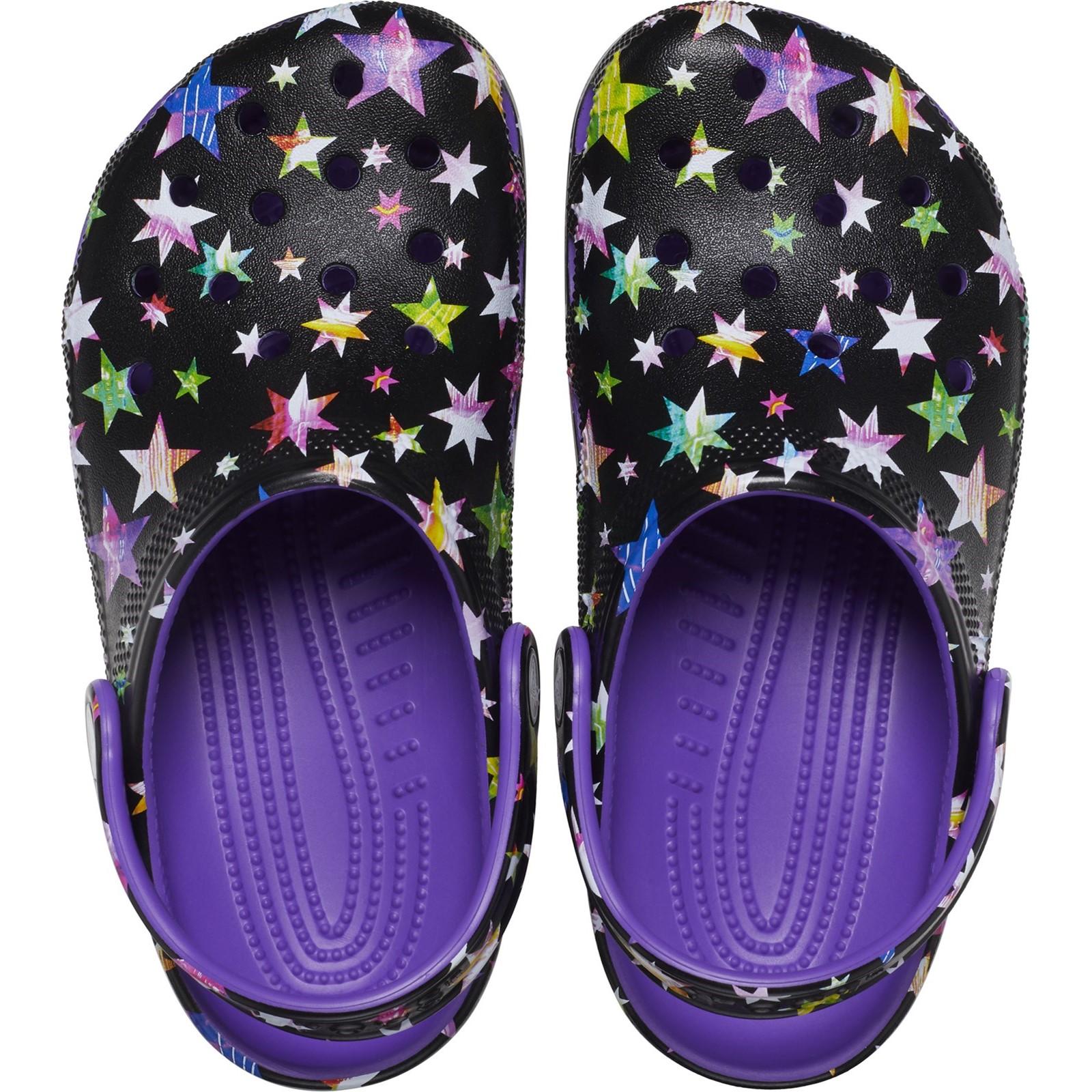 Crocs Classic Star Print Clog Sandals