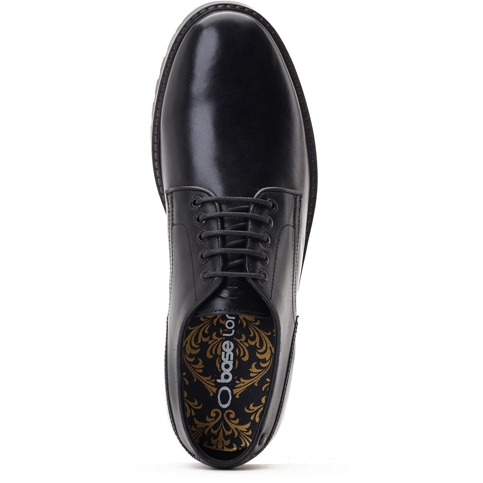Base London Halsey Waxy Derby Shoes
