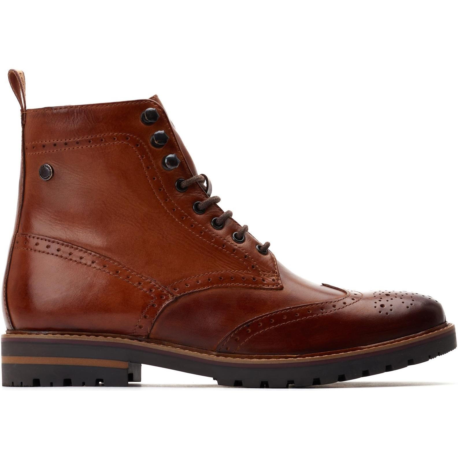 Base London Grove Washed Brogue Boot