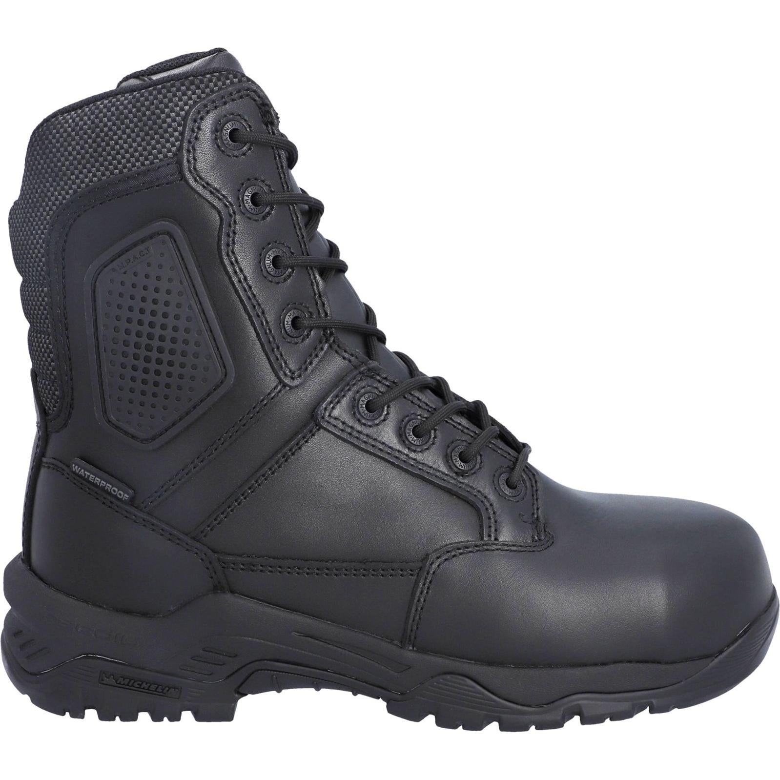 Magnum Strike Force 8.0 Side-Zip CT CP WP Uniform Safety Boot