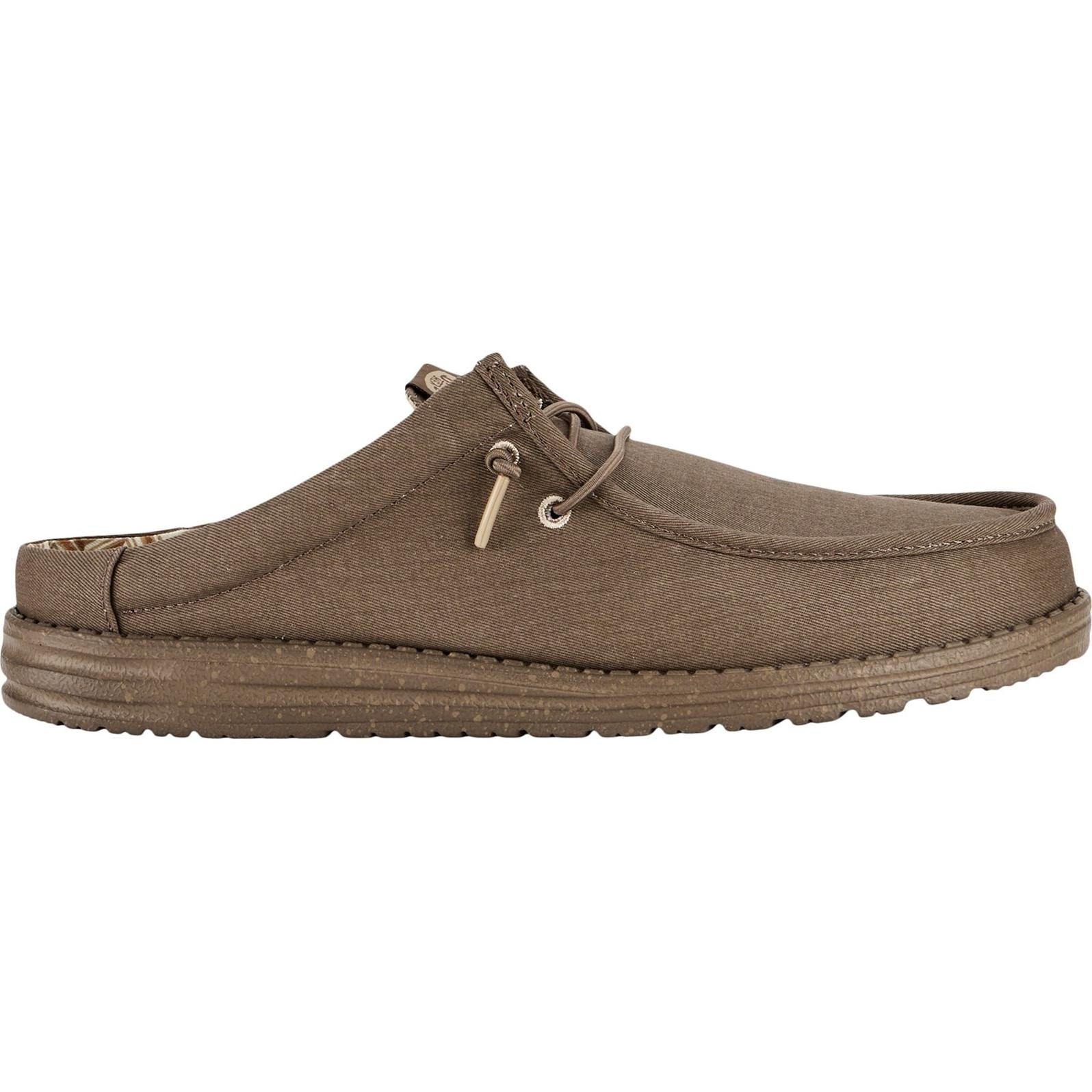 Hey Dude Wally Slip Canvas Mule Shoes