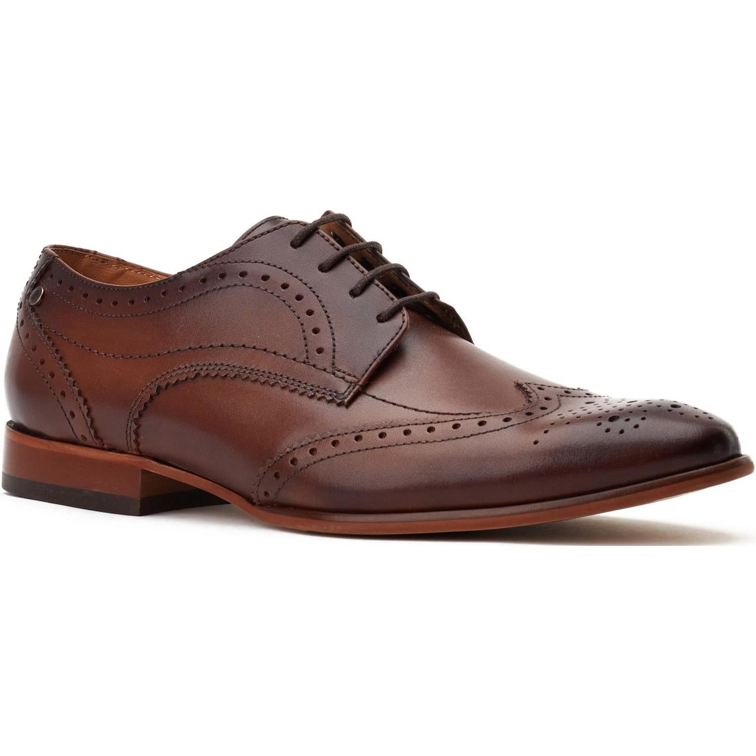 Base London Barbera Lace Up Brogue Shoe