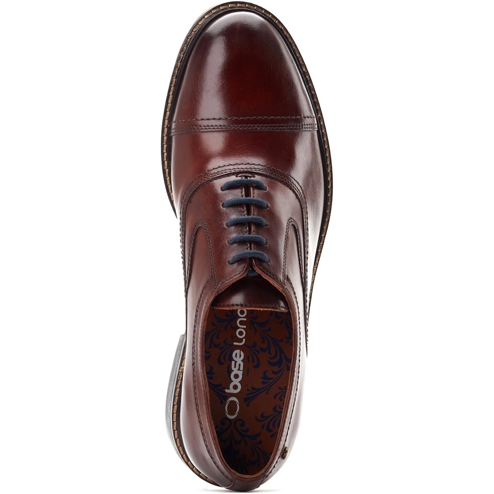 Base London Tatton Toe Cap Derby Shoes