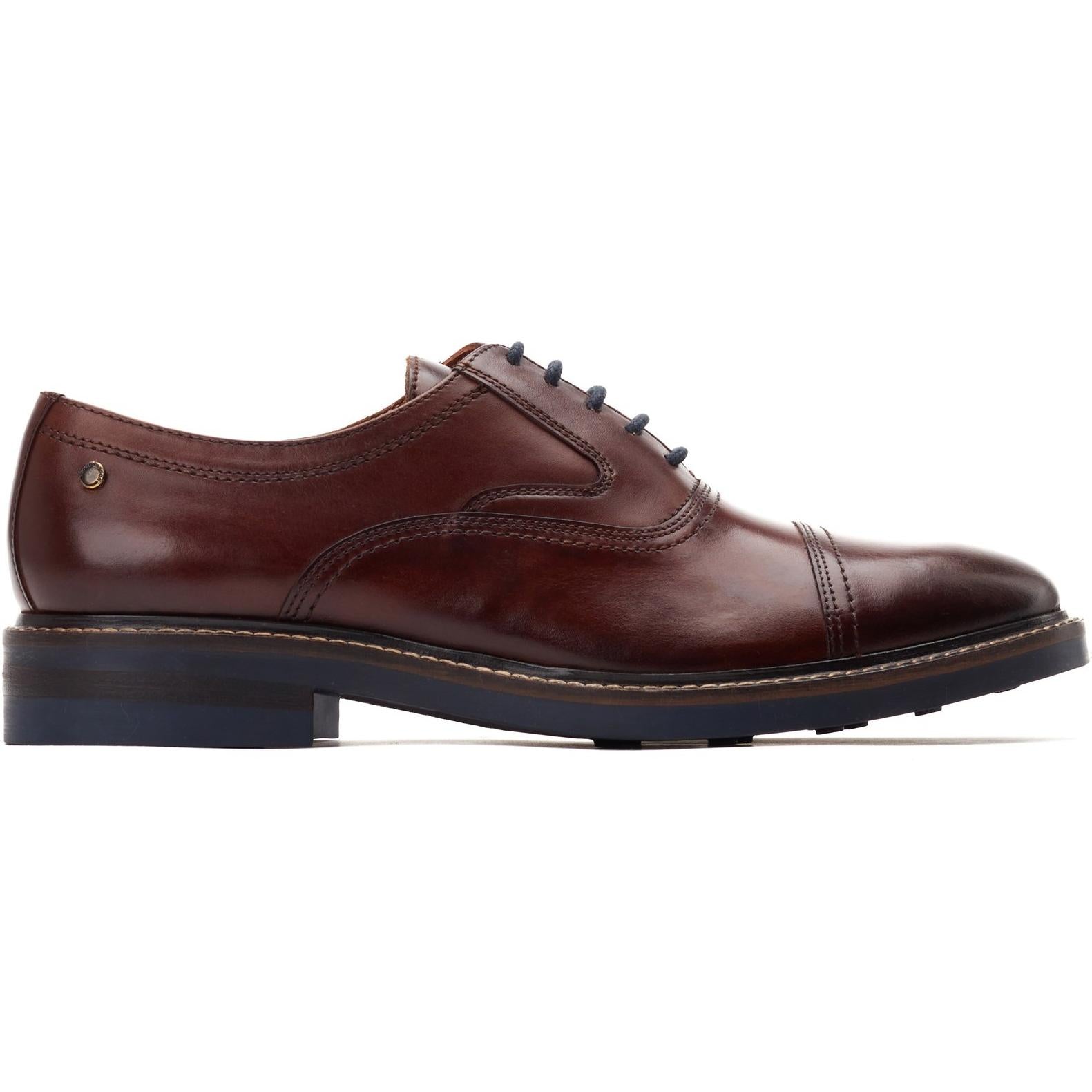 Base London Tatton Toe Cap Derby Shoes