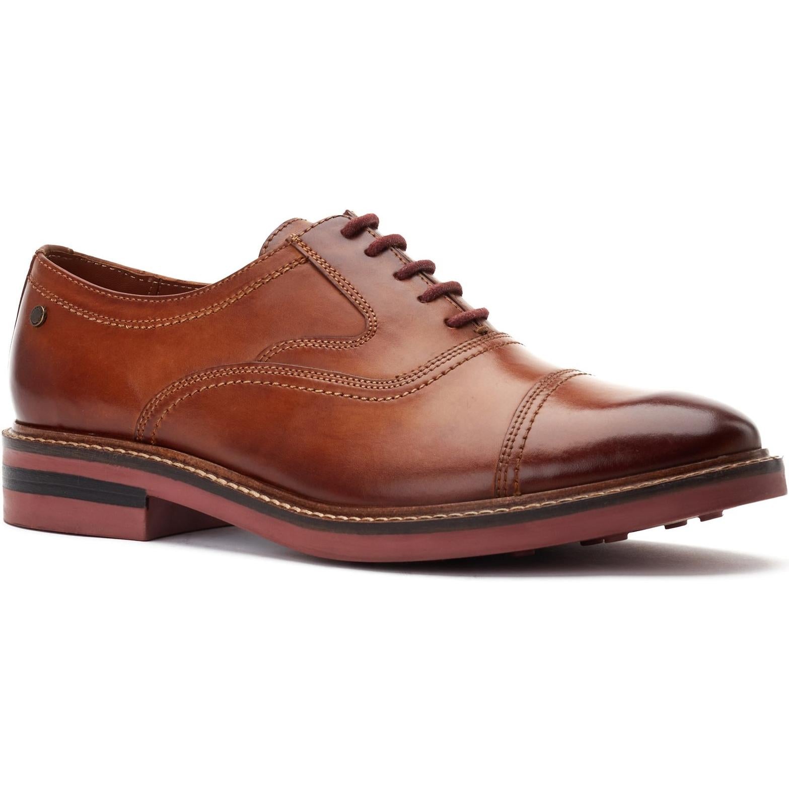 Base London Tatton Toe Cap Derby Shoes