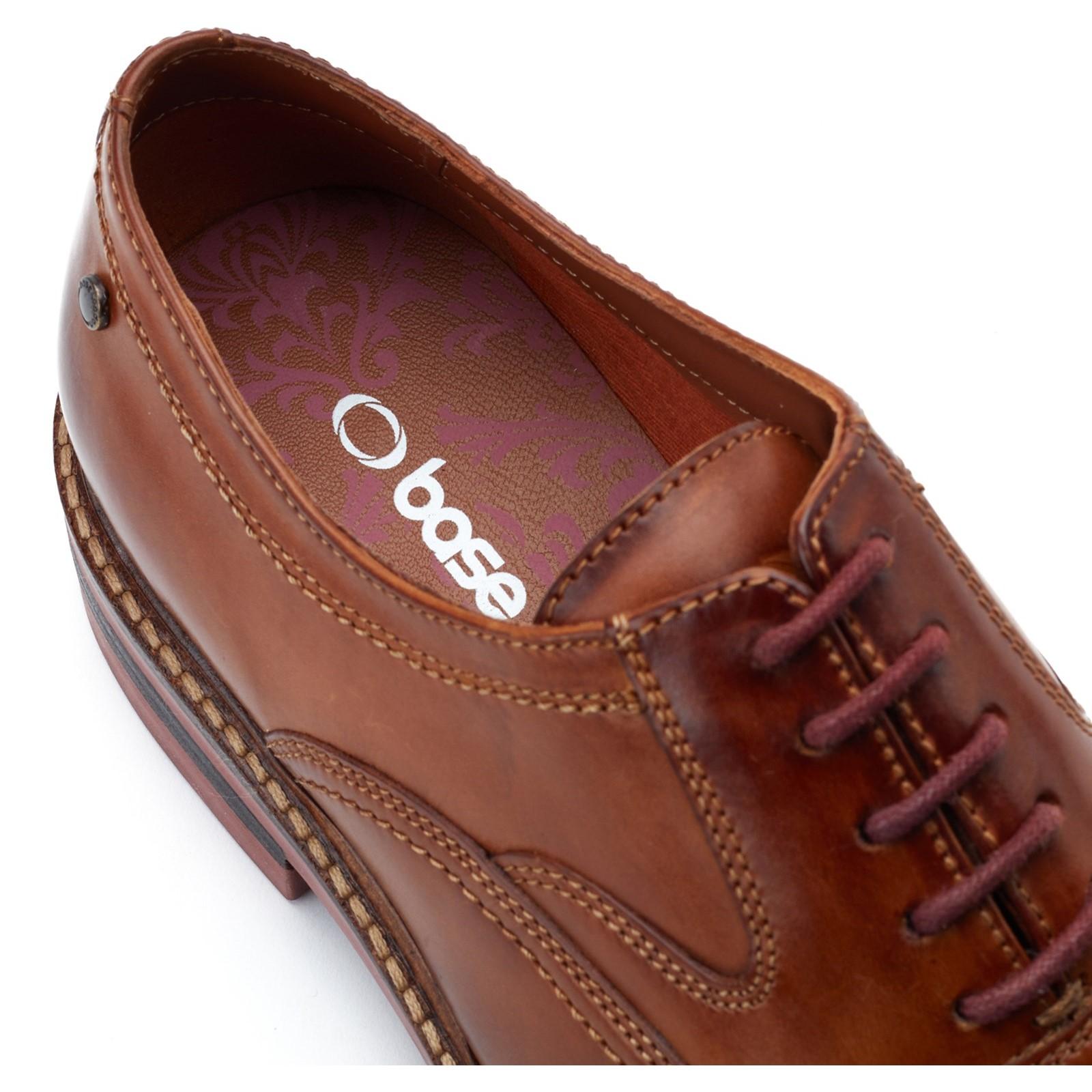 Base London Tatton Toe Cap Derby Shoes