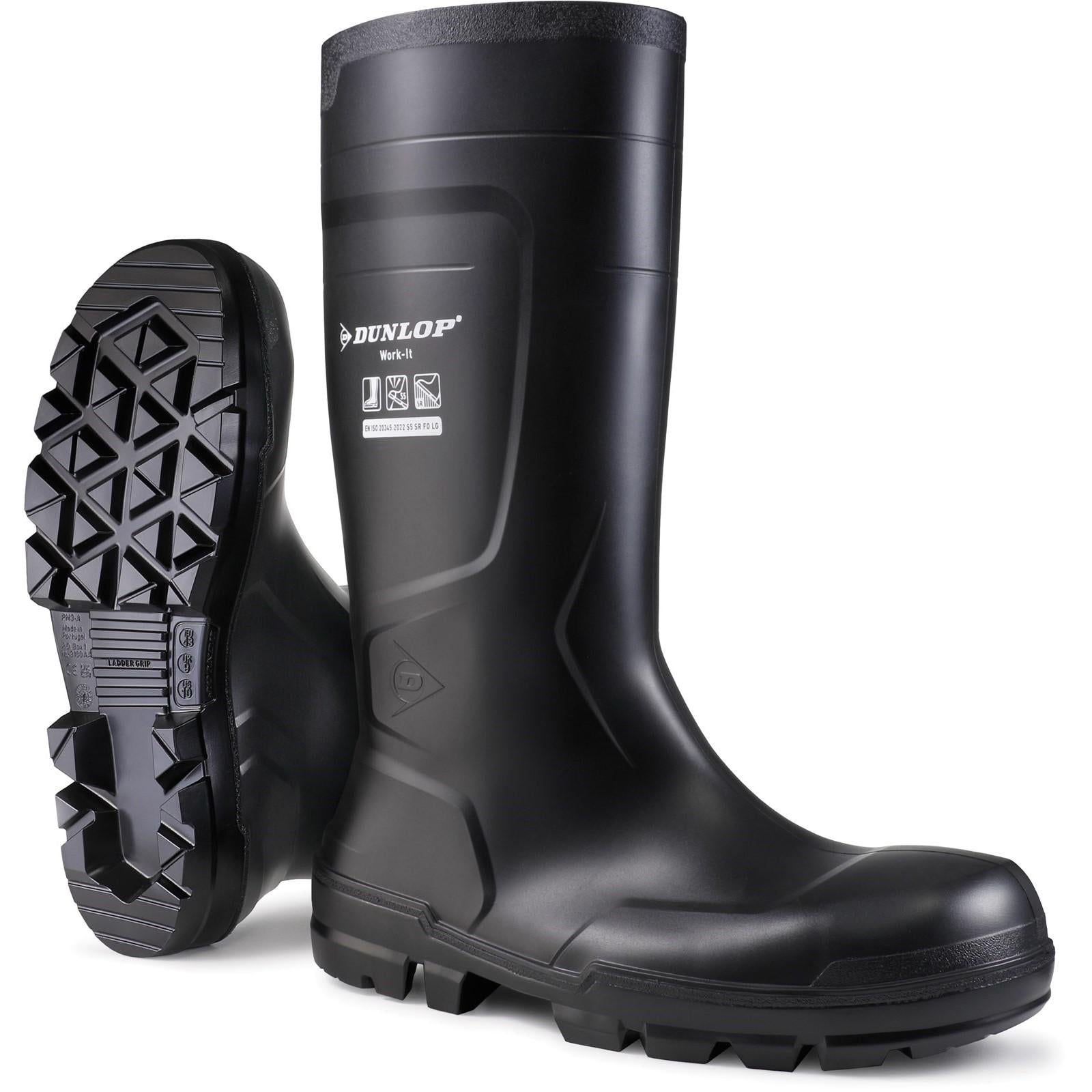 Dunlop Work-It Full Safety Wellington Boots