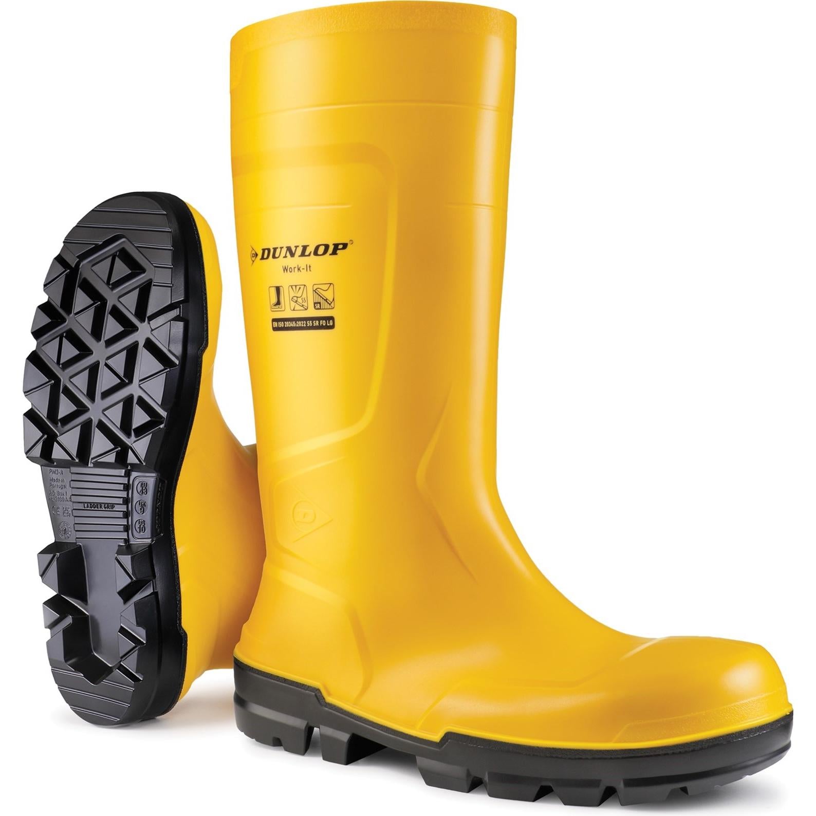 Dunlop Work-It Full Safety Wellington Boots