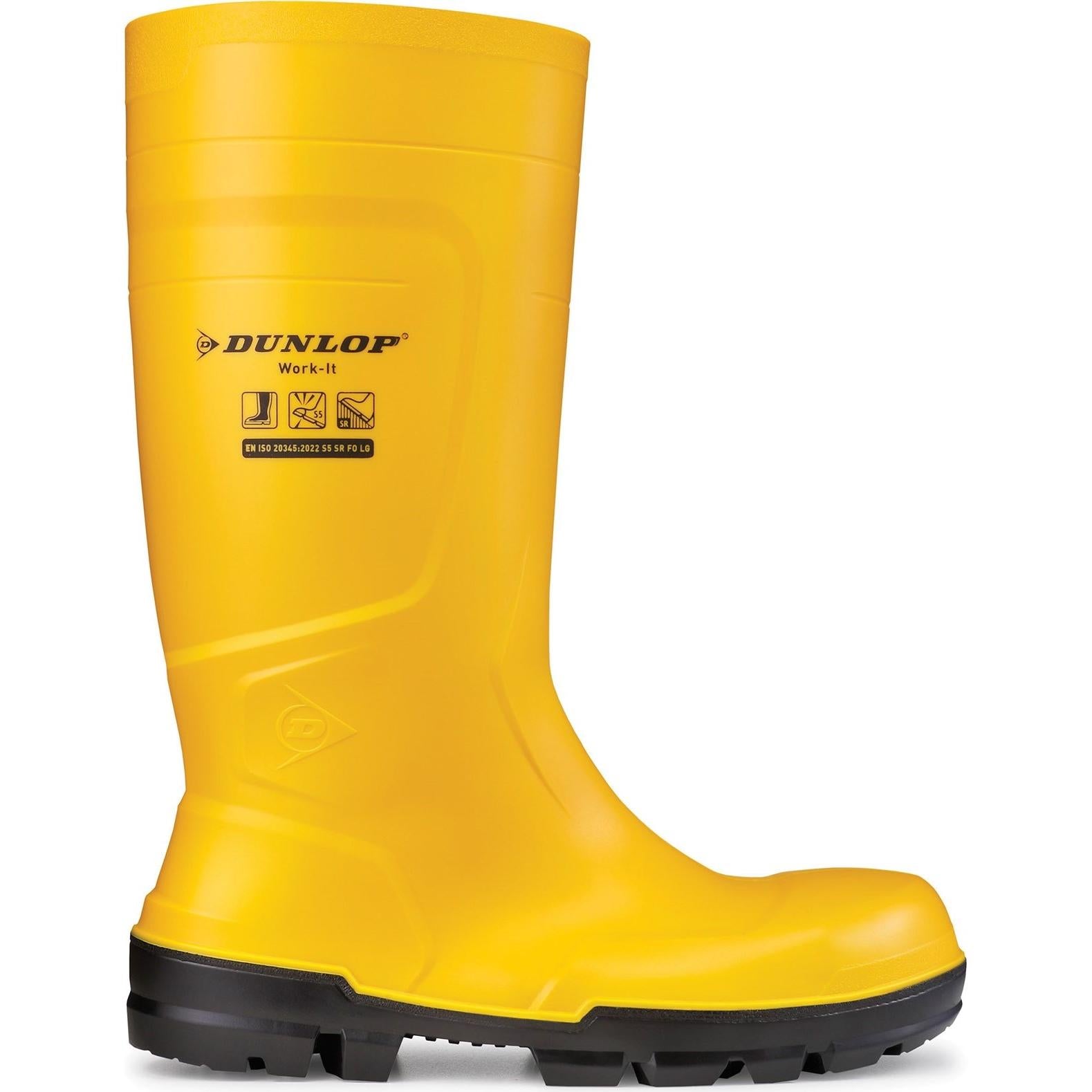 Dunlop Work-It Full Safety Wellington Boots