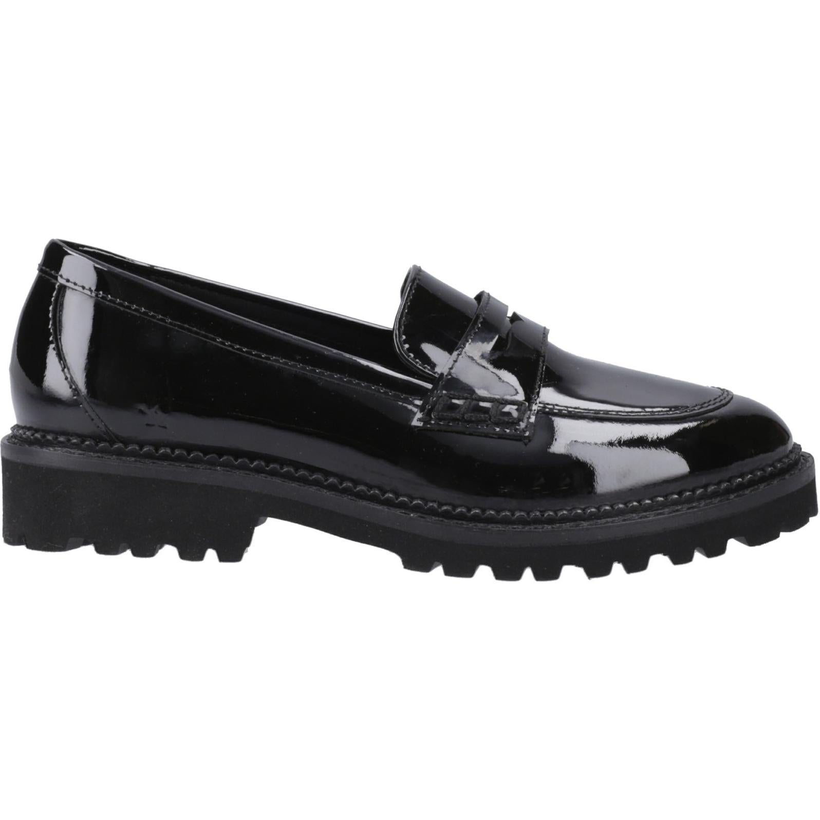 Hush Puppies Grazia Loafer Patent Jnr Flats