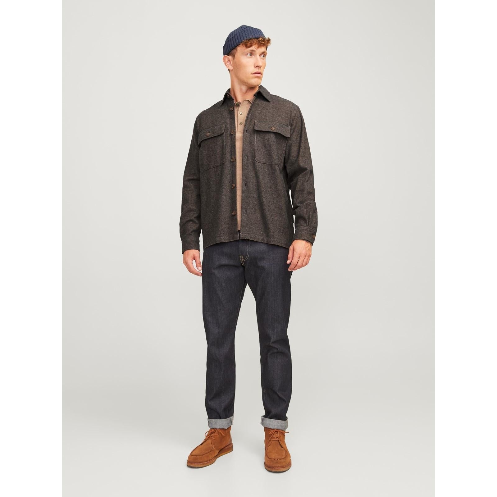 Jack & Jones Raymond Melange Long Sleeve Shirt Shoes