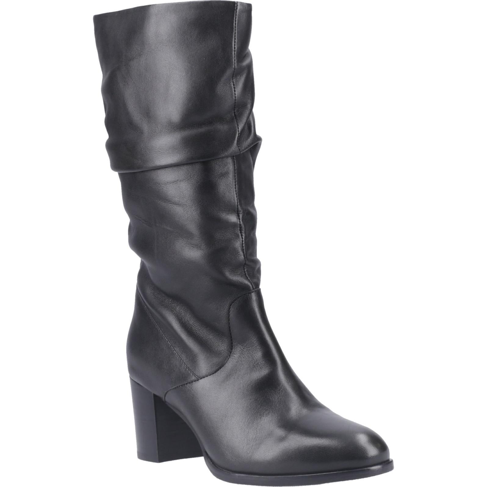 Hush Puppies Cosima Lthr Ruched Boot