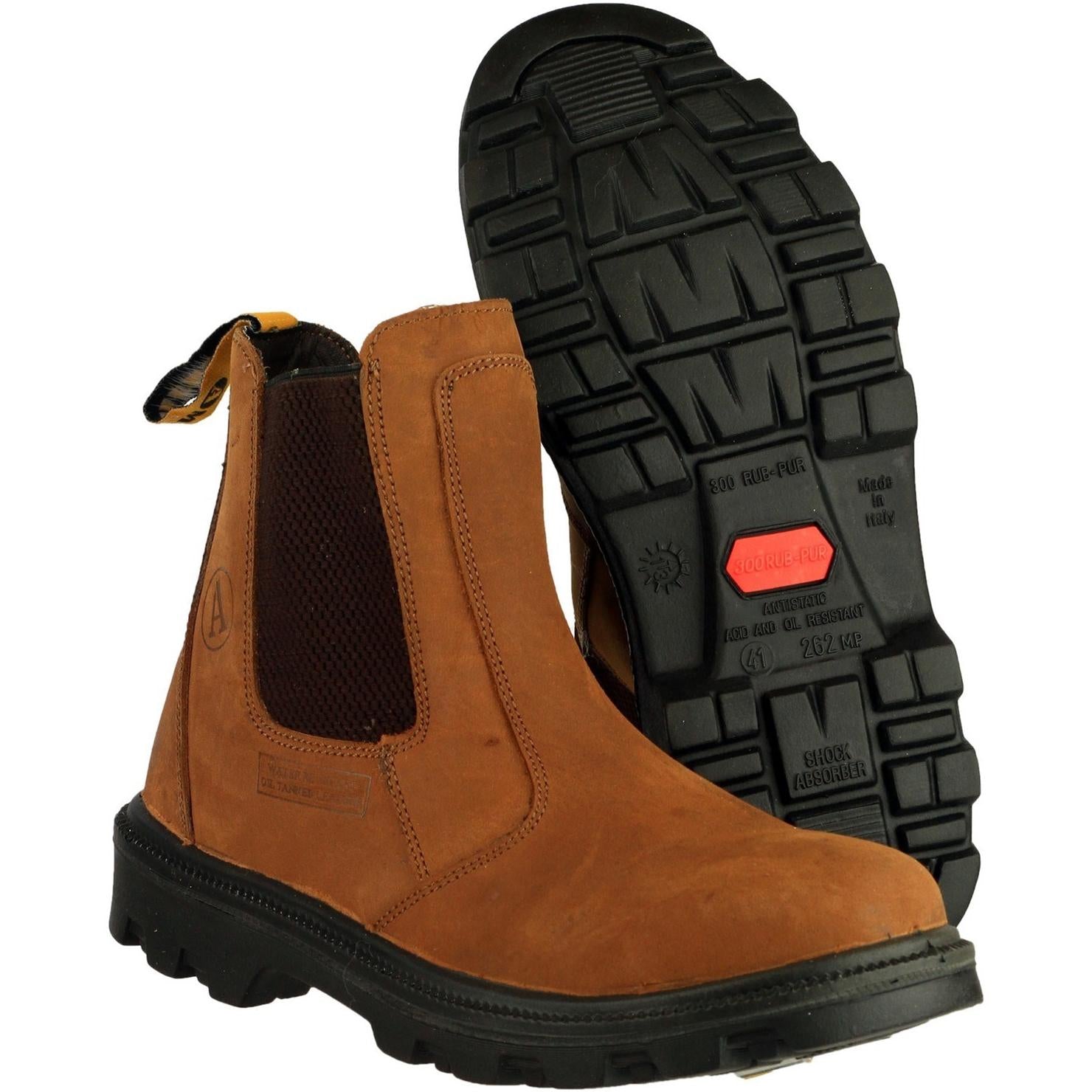Amblers Safety FS131 Water Resistant Pull on Safety Dealer Boot